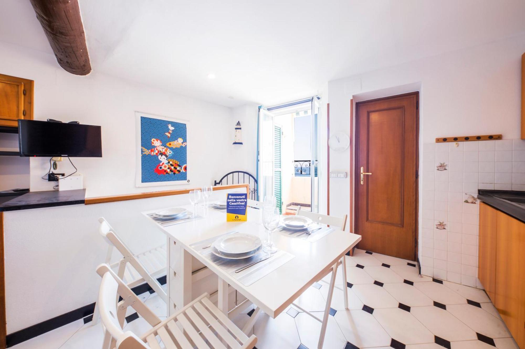 Casaviva Family Beachfront House In Camogli Exterior photo