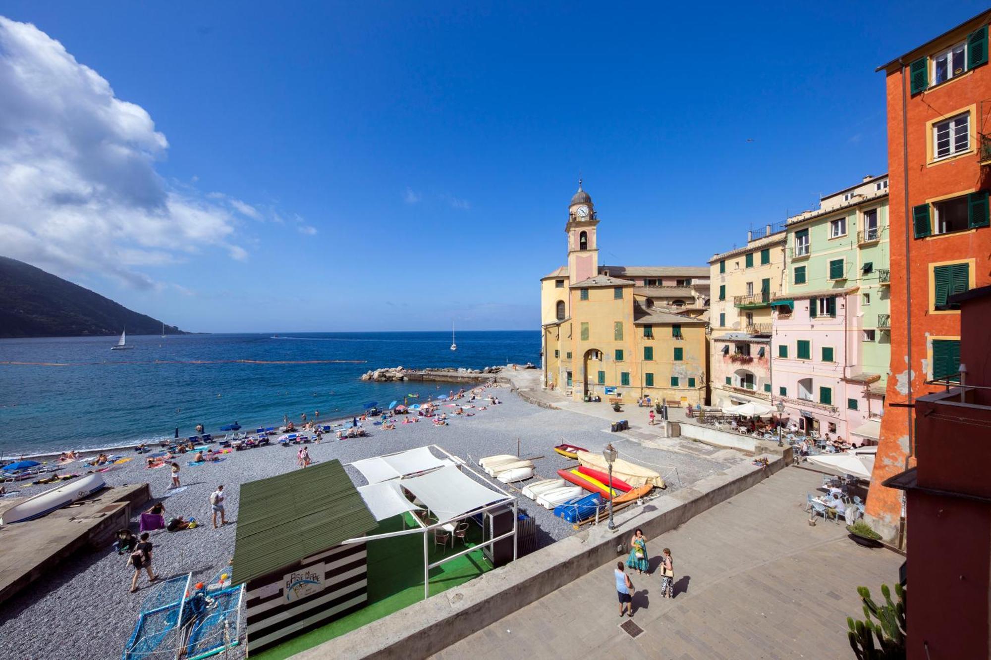 Casaviva Family Beachfront House In Camogli Exterior photo